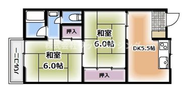 野里町文化の間取り画像