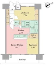 アルファステイツ浜松駅西(203)の間取り画像