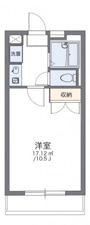 レオパレスパストラルの間取り画像