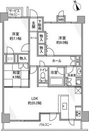 D’グランセ八事御幸山の間取り画像