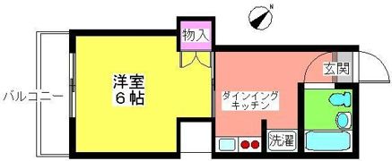 Yフラットの間取り画像