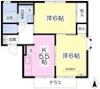 セジュールフジBの間取り画像