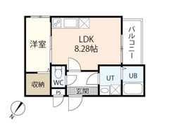 トラスティレジデンス地御前 西館の間取り画像