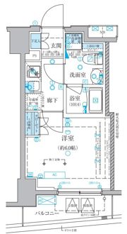 ベルシード横濱南太田の間取り画像