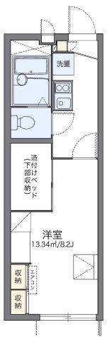 レオパレスエクレール Ⅱの間取り画像
