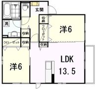セジュール石井城の間取り画像