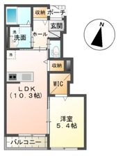 NFコーポ1号館の間取り画像