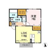 グランモア東台Bの間取り画像