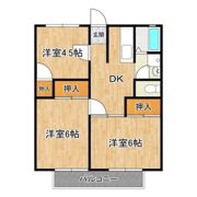 山口ハイツBの間取り画像