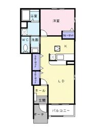 プラシード エスの間取り画像