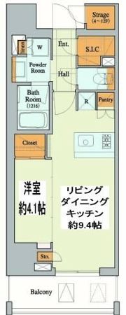 クレストコート大塚の間取り画像