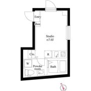 プランドール北千住の間取り画像