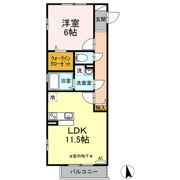 ベルデュ－ルの間取り画像