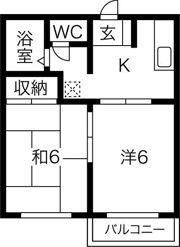 ベルフィーユメゾンの間取り画像