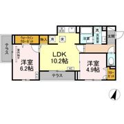 (仮)D-ROOM瑞江の間取り画像