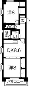 ガーデンコートの間取り画像