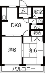 ガーデンハイツ2の間取り画像