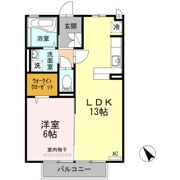 フレア内浜 B棟の間取り画像
