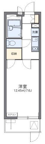 レオパレスドリームハイツ氷室の間取り画像