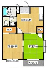 エルディム中田の間取り画像