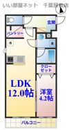 COCOON蘇我の間取り画像