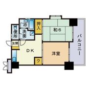 ダイナコート天神南の間取り画像