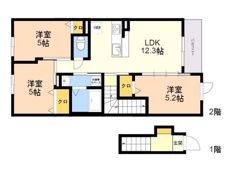 resideの間取り画像