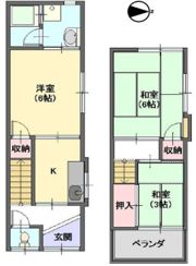 北条3丁目テラスハウスの間取り画像