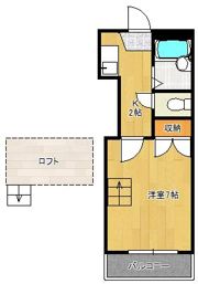 APARTMENT石坪の間取り画像