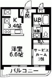 マンションパークハイムの間取り画像