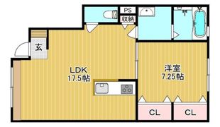 西中新田新築APの間取り画像