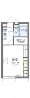 レオパレスプリフェールの間取り画像