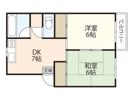 金谷コーポラスの間取り画像