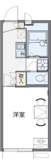 レオパレスハイマート柳ヶ丘Ⅱの間取り画像