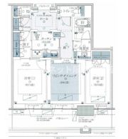 グラングリーン大阪 THE NORTH RESIDENCEの間取り画像