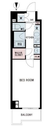 ルーブル大鳥居伍番館の間取り画像