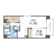 ダブルナインレジデンス天満宮の間取り画像