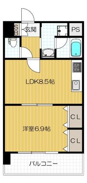 サザンパークスの間取り画像