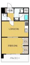 サザンパークスの間取り画像