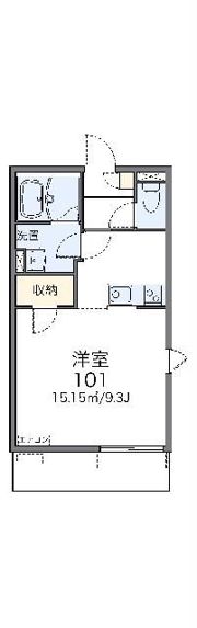 レオネクストマローネの間取り画像