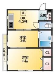 椿ビルの間取り画像