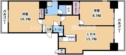 レーベンパルクの間取り画像