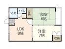 リバーフロントニシヒロの間取り画像