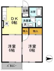 プレジール学南 A棟の間取り画像