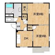 ファミール梅園Bの間取り画像