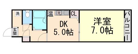 アーバンKⅡの間取り画像