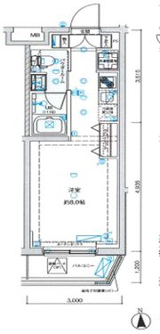 GENOVIA東向島Ⅲskygardenの間取り画像