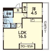 鍬守ビルの間取り画像