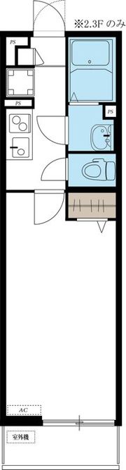 リブリ・Studio Aの間取り画像