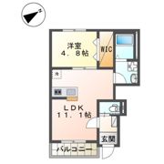 アンジュの間取り画像